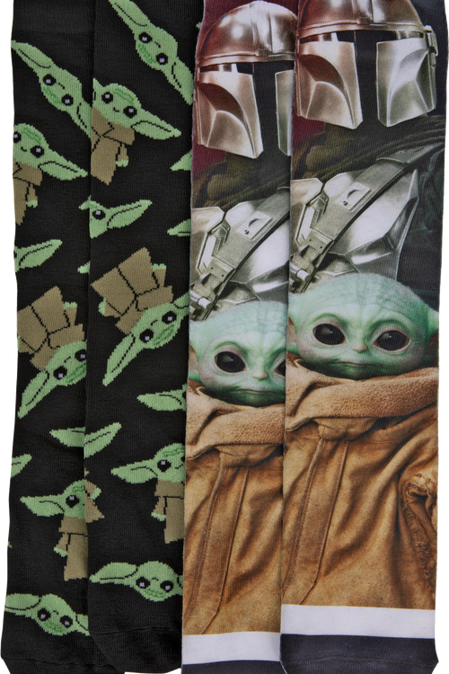 The Child Grogu And The Mandalorian 2-Pack Star Wars Socksmain product image