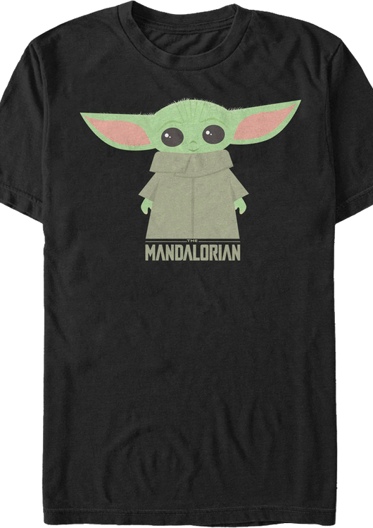 The Child Illustration Star Wars The Mandalorian T-Shirt - main product image