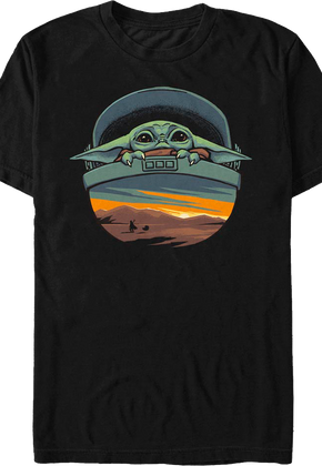 The Child Landscape The Mandalorian Star Wars T-Shirt
