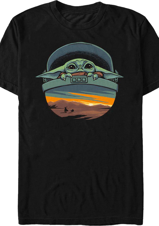The Child Landscape The Mandalorian Star Wars T-Shirt - main product image