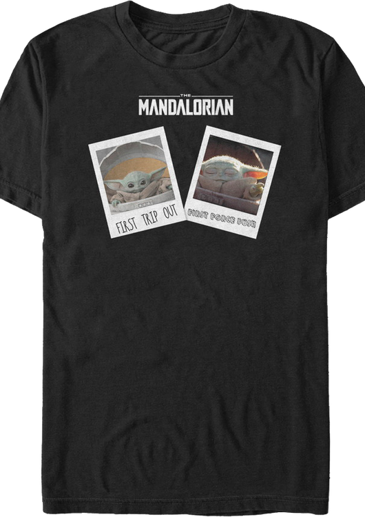 The Child Polaroids Star Wars The Mandalorian T-Shirt - main product image
