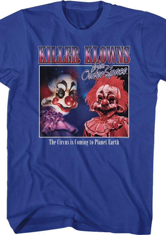 The Circus Is Coming Killer Klowns From Outer Space T-Shirt - main product image