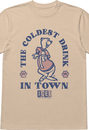 The Coldest Drink In Town Bear Pose ICEE T-Shirt