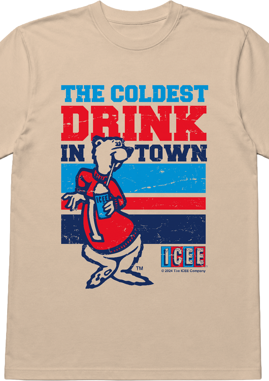 The Coldest Drink In Town Polar Bear ICEE T-Shirt - main product image