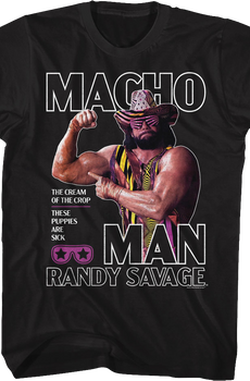 The Cream Of The Crop Flex Macho Man Randy Savage T-Shirt