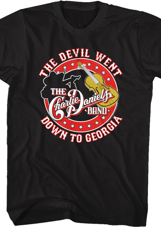 The Devil Went Down To Georgia Charlie Daniels T-Shirt - main product image