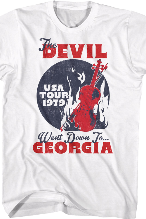 The Devil Went Down To Georgia Tour Charlie Daniels T-Shirtmain product image