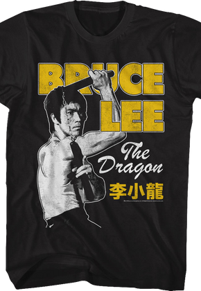 The Dragon Nunchucks Pose Bruce Lee T-Shirt