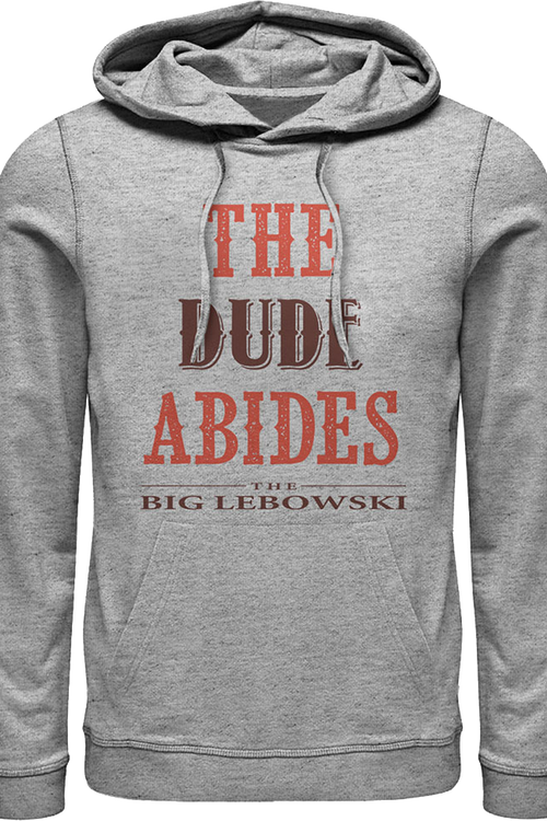 The Dude Abides Big Lebowski Hoodie