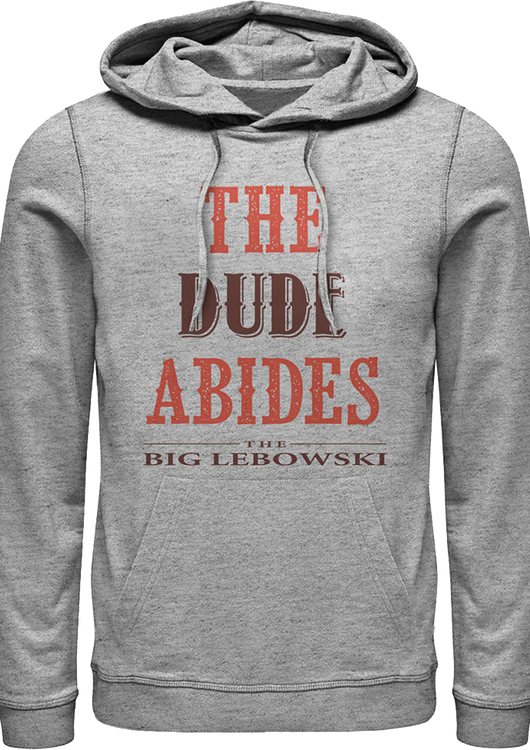 The Dude Abides Big Lebowski Hoodie - main product image