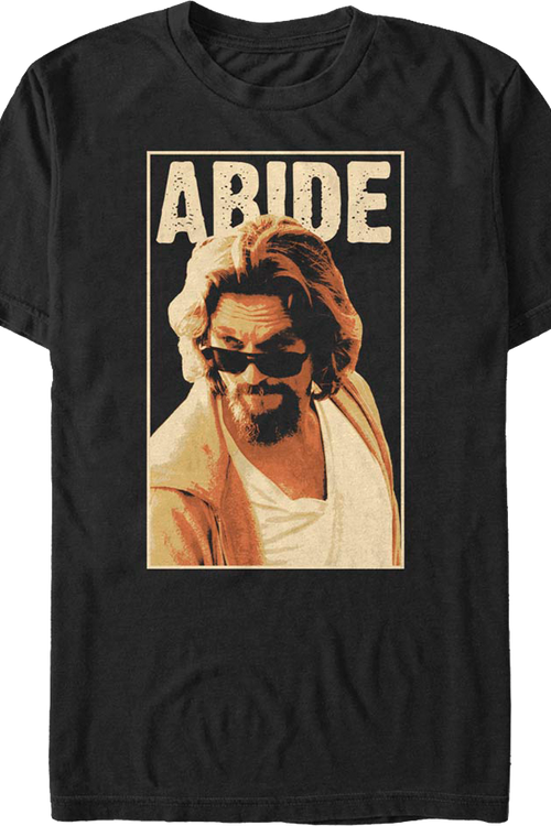 The Dude Abides Big Lebowski T Shirt