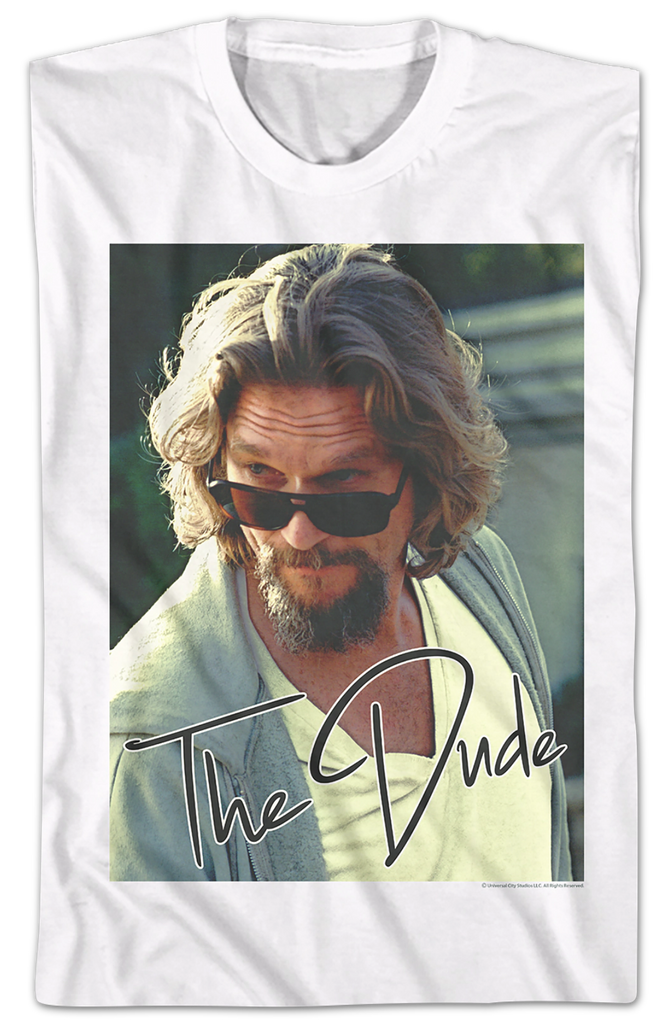 Officially Licensed Lebowski in Dude We Trust Mens T-Shirt Big & Tall Mens T-Shirt (Black), 3XL