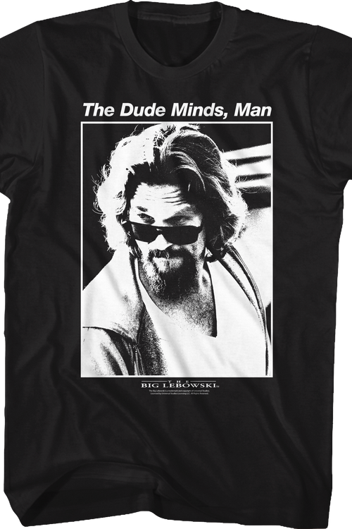 The Dude Minds Big Lebowski T-Shirtmain product image