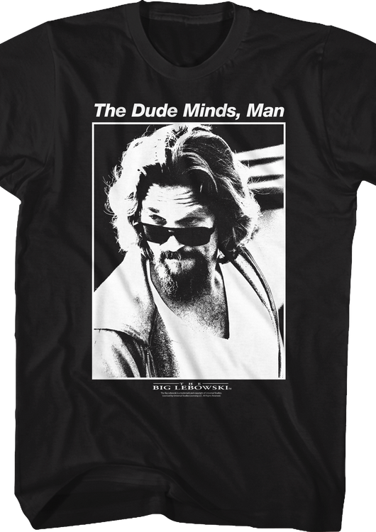 The Dude Minds Big Lebowski T-Shirt - main product image