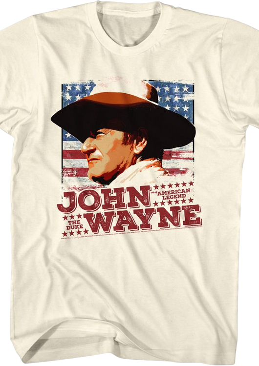 The Duke American Legend John Wayne T-Shirt - main product image