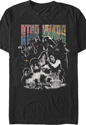 The Empire Strikes Back Collage Poster Star Wars T-Shirt