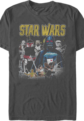 The Empire Strikes Back Collage Star Wars T-Shirt
