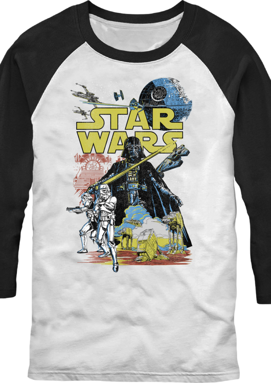 The Empire Strikes Back Star Wars Raglan Baseball Shirt - main product image