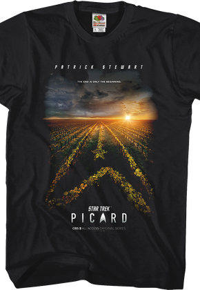 The End Is Only The Beginning Poster Star Trek Picard T-Shirt