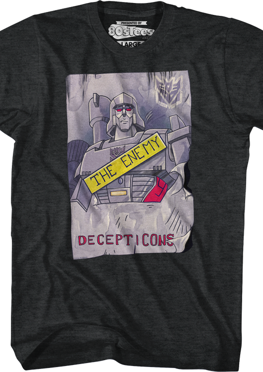 The Enemy Decepticons Poster Transformers T-Shirt - main product image