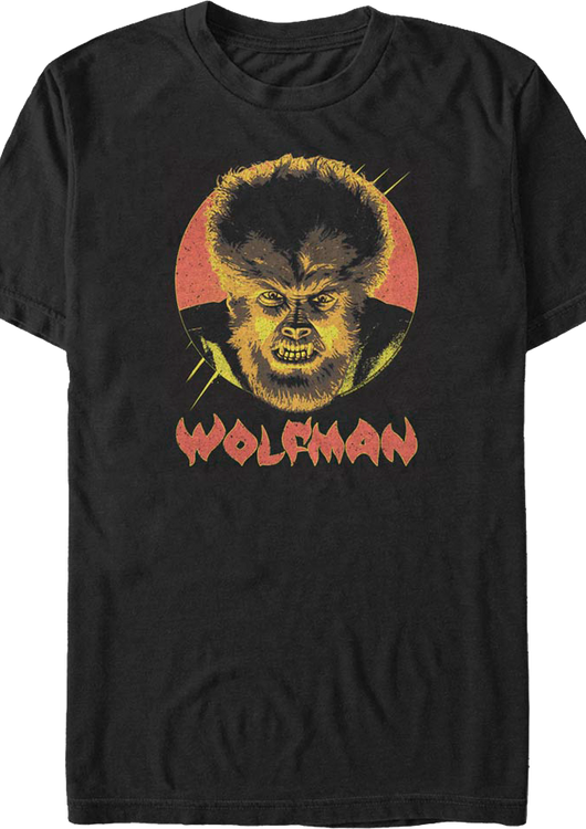 The Face Of Fear Wolf Man T-Shirt - main product image