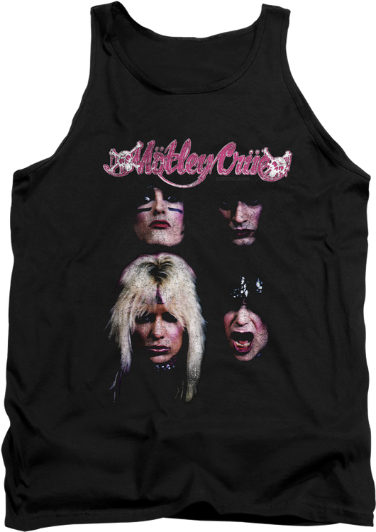 The Faces Of Motley Crue Tank Top - main product image