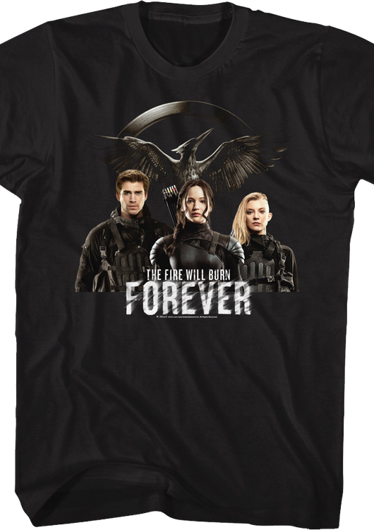 The Fire Will Burn Forever Hunger Games T-Shirt - main product image