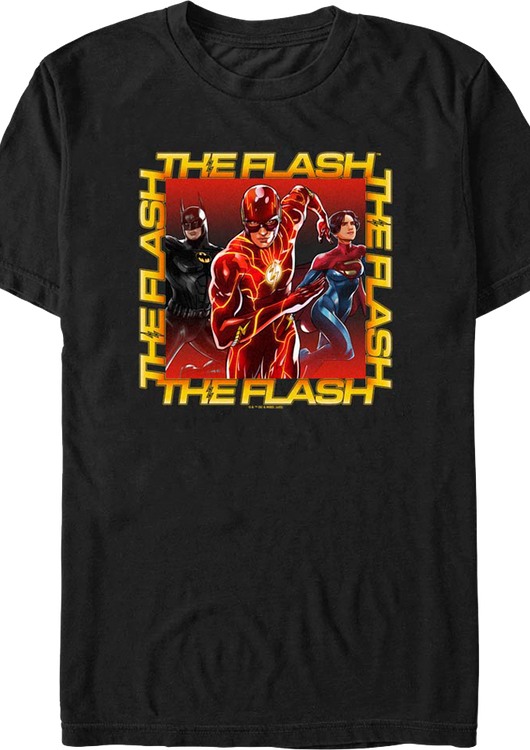 The Flash Hero Group Photo DC Comics T-Shirt - main product image