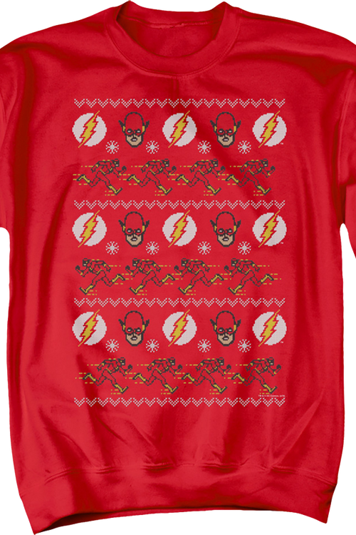 The Flash Ugly Faux Knit DC Comics Sweatshirtmain product image