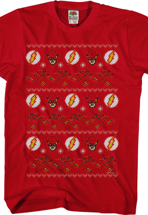 The Flash Ugly Faux Knit DC Comics T-Shirt
