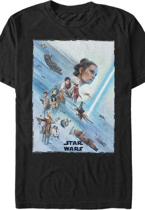 The Rise Of Skywalker Resistance Poster Star Wars T-Shirt