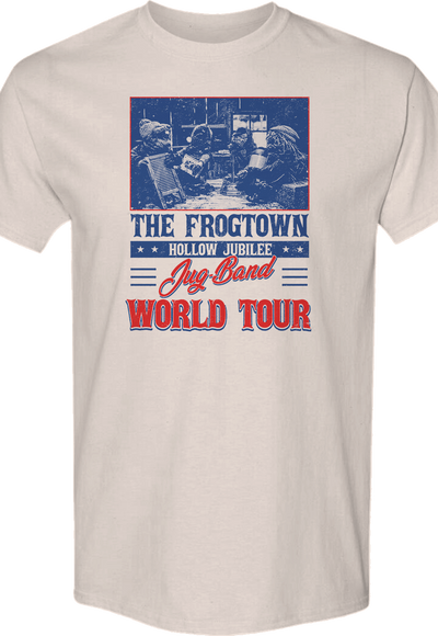 The Frogtown Hollow Jubilee Jug-Band World Tour Emmet Otter T-Shirt