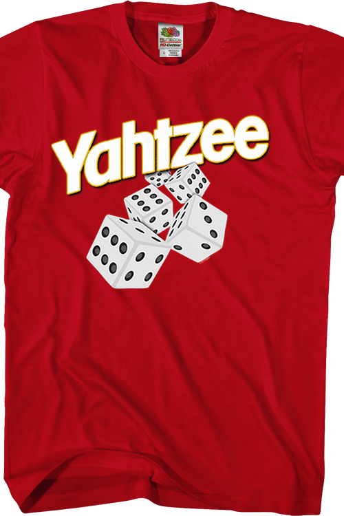 The Fun Game That Makes Thinking Fun Yahtzee T-Shirtmain product image