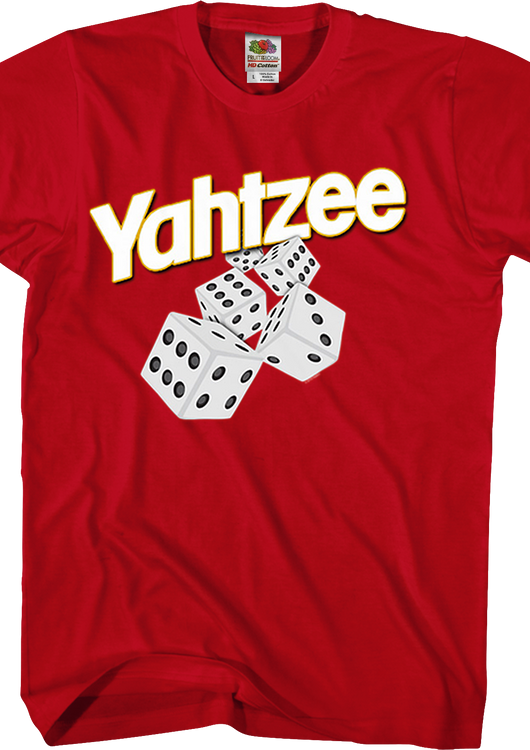 The Fun Game That Makes Thinking Fun Yahtzee T-Shirt - main product image