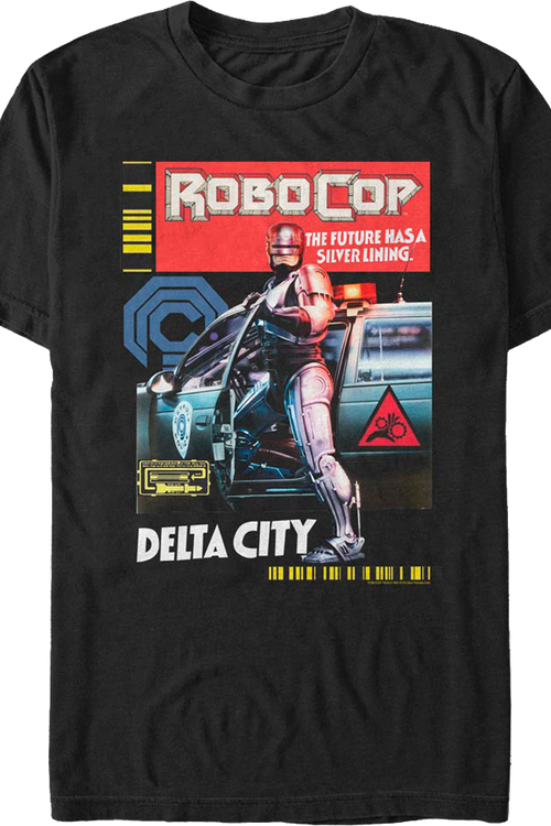 The Future Has A Silver Lining Robocop T-Shirtmain product image