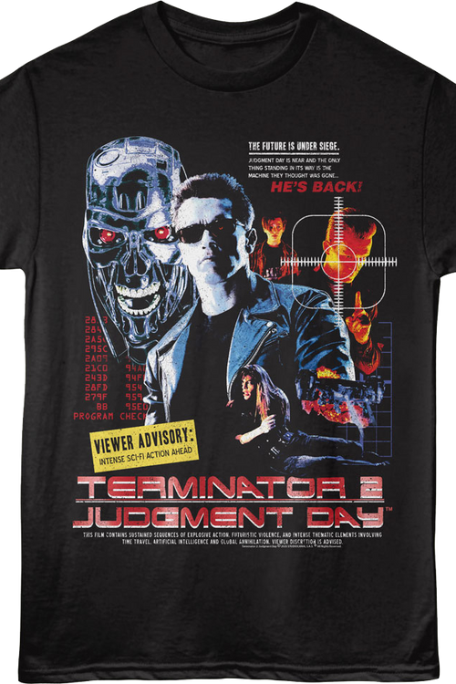 The Future Is Under Siege Terminator 2: Judgment Day T-Shirt - main product image