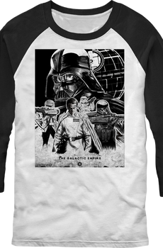 The Galactic Empire Star Wars Raglan Baseball Shirt