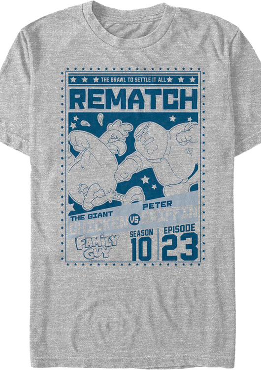 The Giant Chicken vs. Peter Griffin Rematch Family Guy T-Shirt - main product image