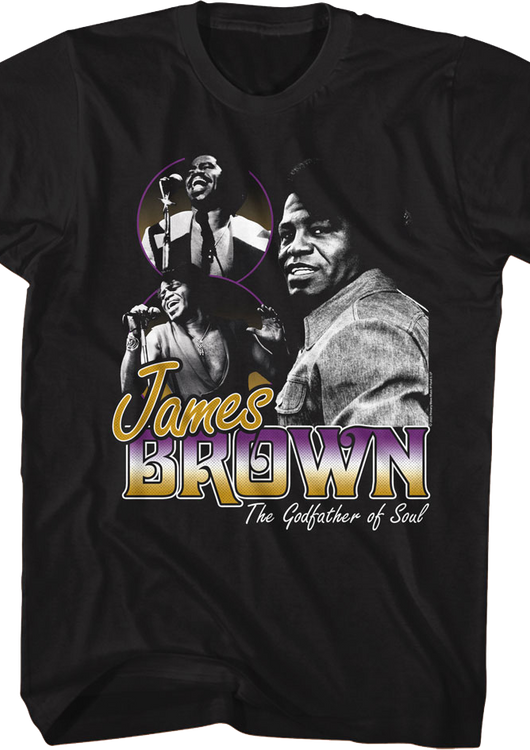 The Godfather Of Soul James Brown T-Shirt - main product image