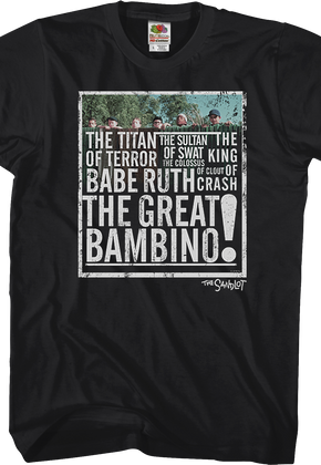 The Great Bambino Sandlot T-Shirt