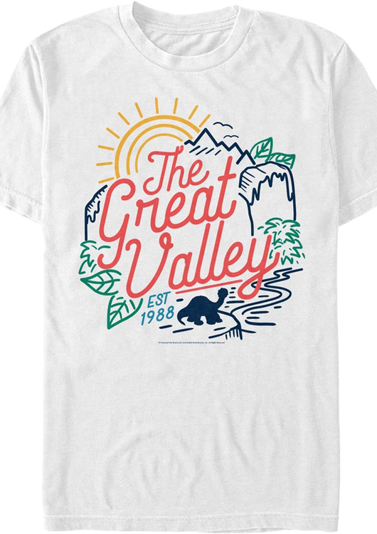 The Great Valley Land Before Time T-Shirt - main product image