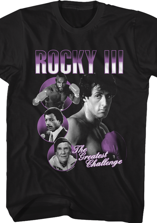 The Greatest Challenge Rocky III T-Shirt - main product image