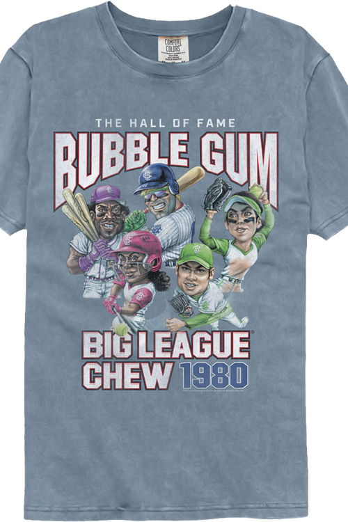Hall Of Fame Bubble Gum Big League Chew Comfort Colors Brand T-Shirtmain product image