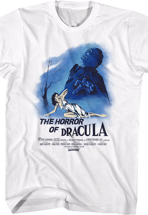 The Horror Of Dracula Classic Poster Hammer Films T-Shirt