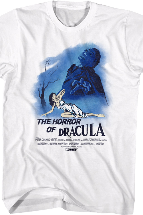 The Horror Of Dracula Classic Poster Hammer Films T-Shirtmain product image