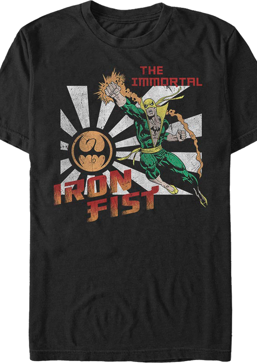 The Immortal Iron Fist Marvel Comics T-Shirt - main product image