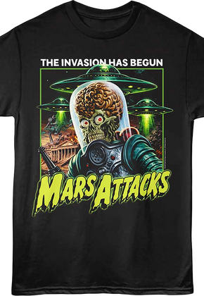The Invasion Has Begun Mars Attacks T-Shirt