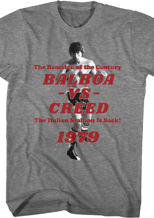 The Italian Stallion Is Back Rocky T-Shirt - main product image