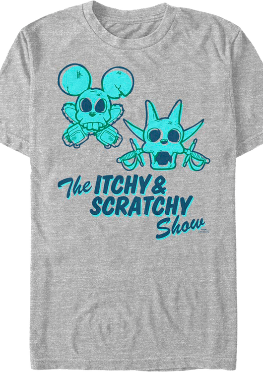 The Itchy & Scratchy Show The Simpsons T-Shirt - main product image