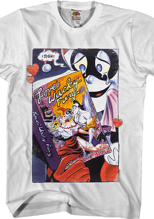 The Joker and Harley Quinn Love's Wacky Fury DC Comics T-Shirt - main product image